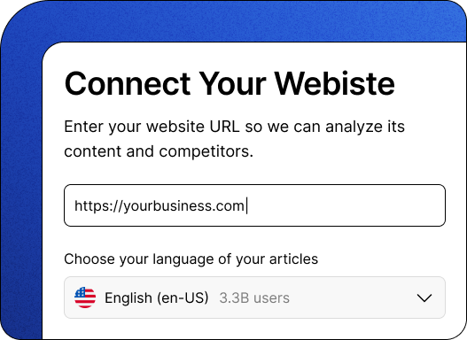 Connect Your Website